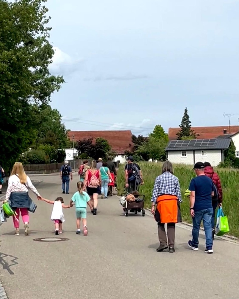 Teilnehmer der Wanderung
